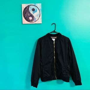 Old Navy Black Bomber Jacket